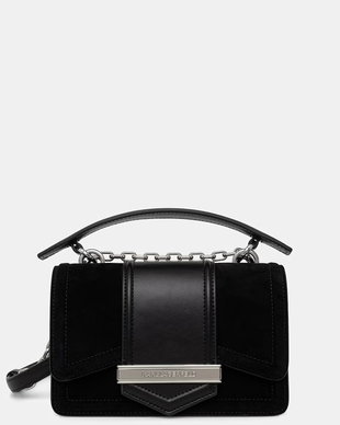 Karl Lagerfeld geantă crossbody pentru femei din piele întoarsă K/NOVA