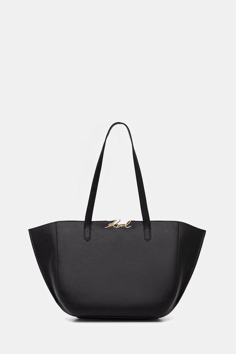 Karl Lagerfeld geantă tote pentru femei din piele K/SIGNATURE