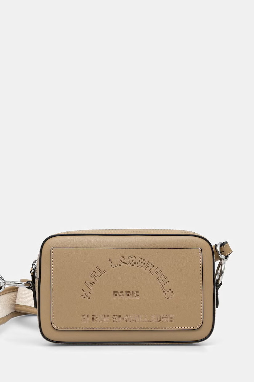 Karl Lagerfeld geantă crossbody pentru femei din piele