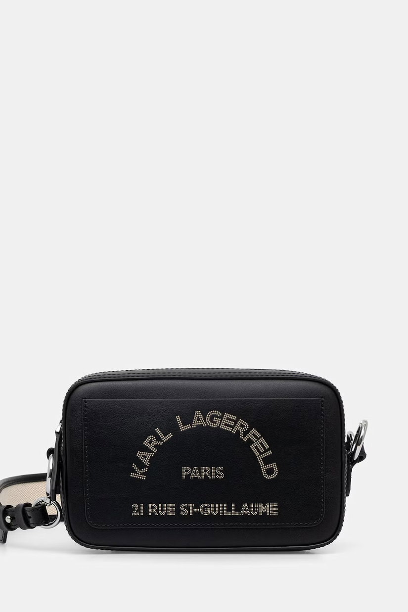 Karl Lagerfeld geantă crossbody pentru femei din piele