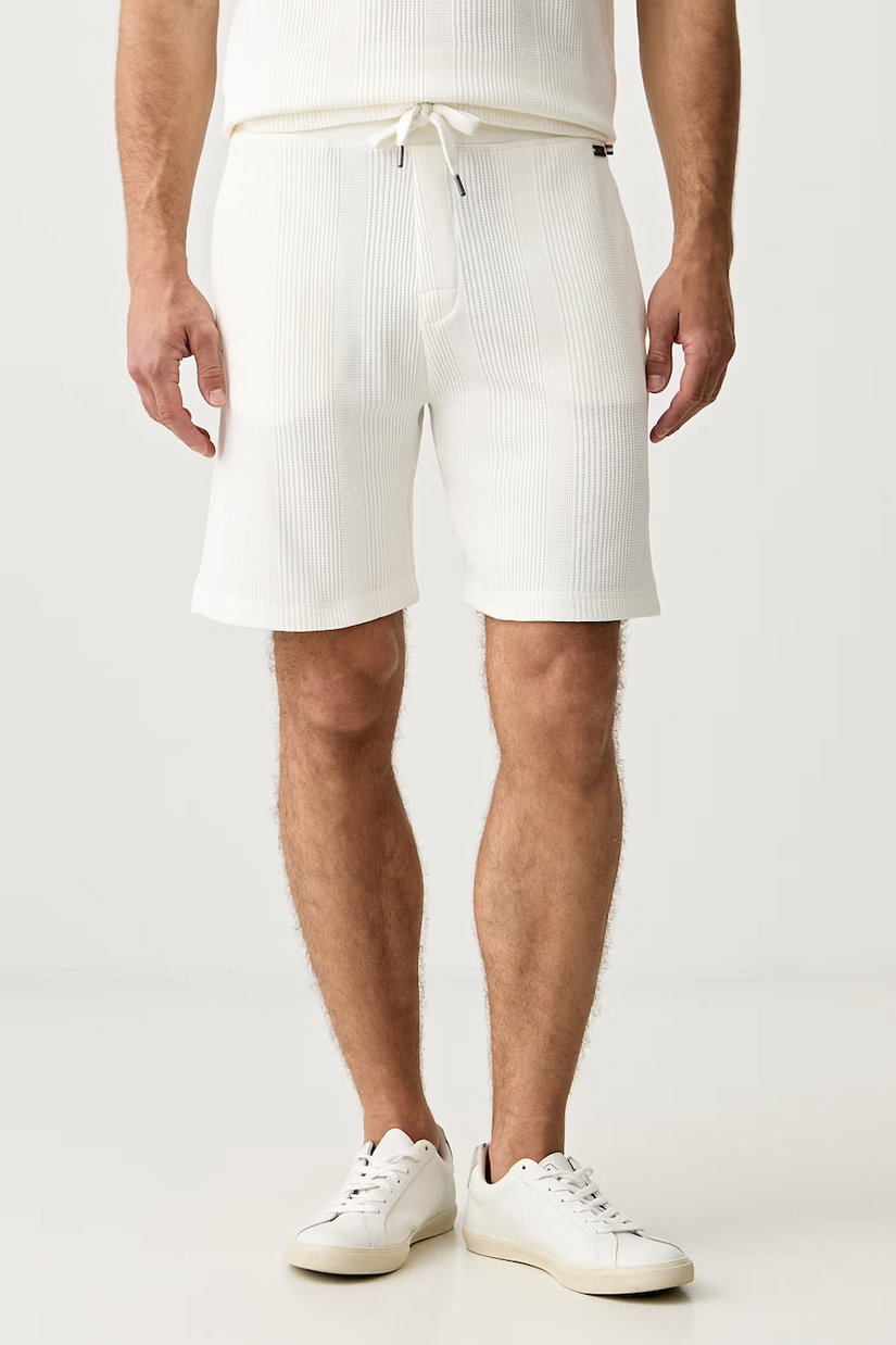 BOSS pantaloni scurți de loungewear pentru bărbați cu bumbac Structure Shorts