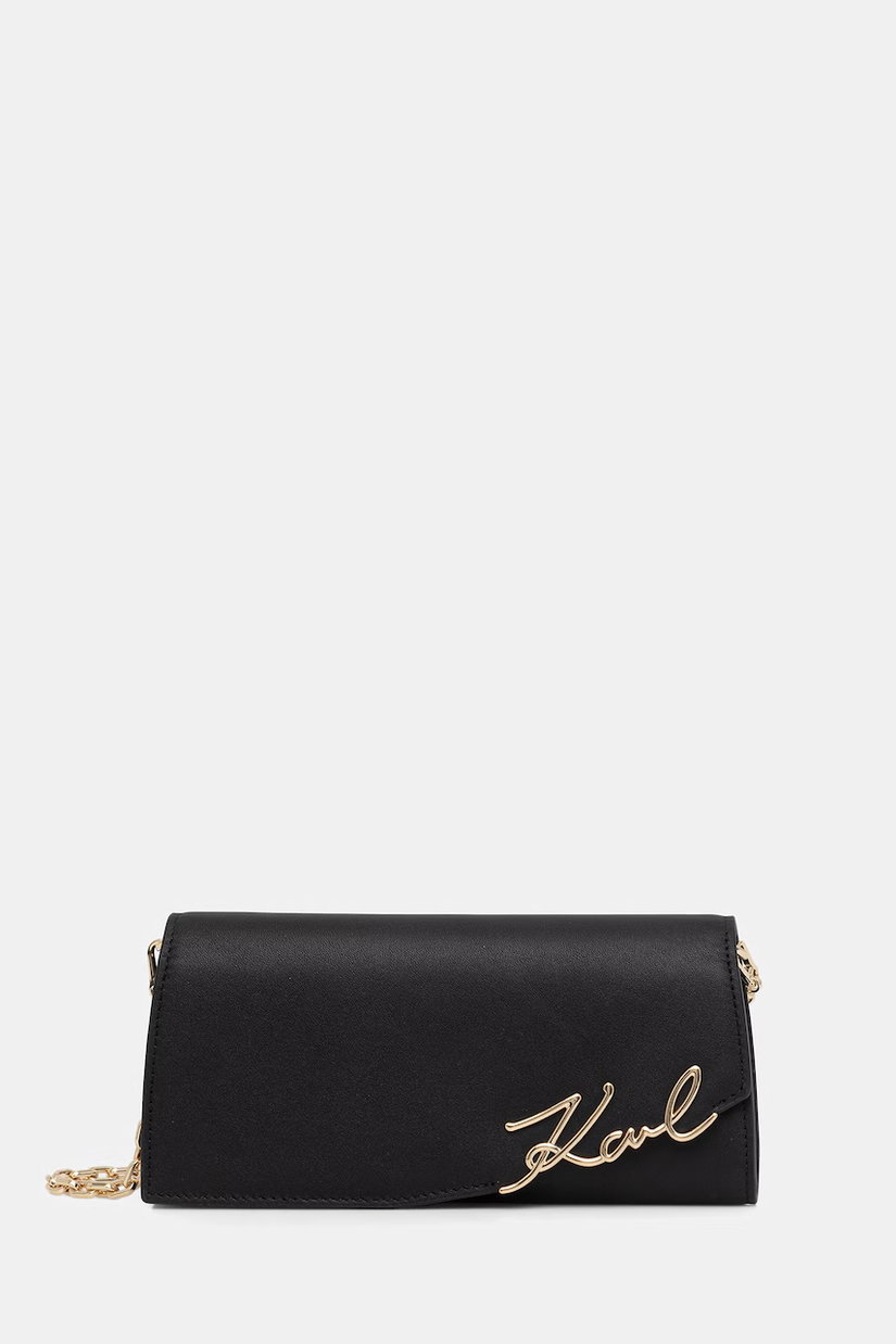 Karl Lagerfeld geantă crossbody pentru femei din piele K/SIGNATURE
