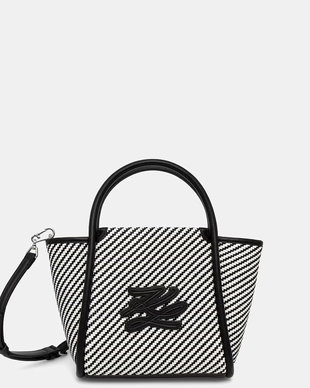 Karl Lagerfeld geantă crossbody pentru femei împletită K/AUTOGRAPH