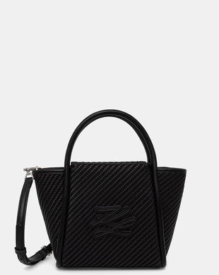 Karl Lagerfeld geantă crossbody pentru femei împletită K/AUTOGRAPH
