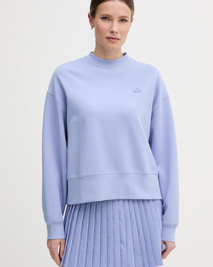 Lacoste hanorac oversized pentru femei cu bumbac