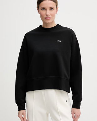 Lacoste hanorac oversized pentru femei cu bumbac