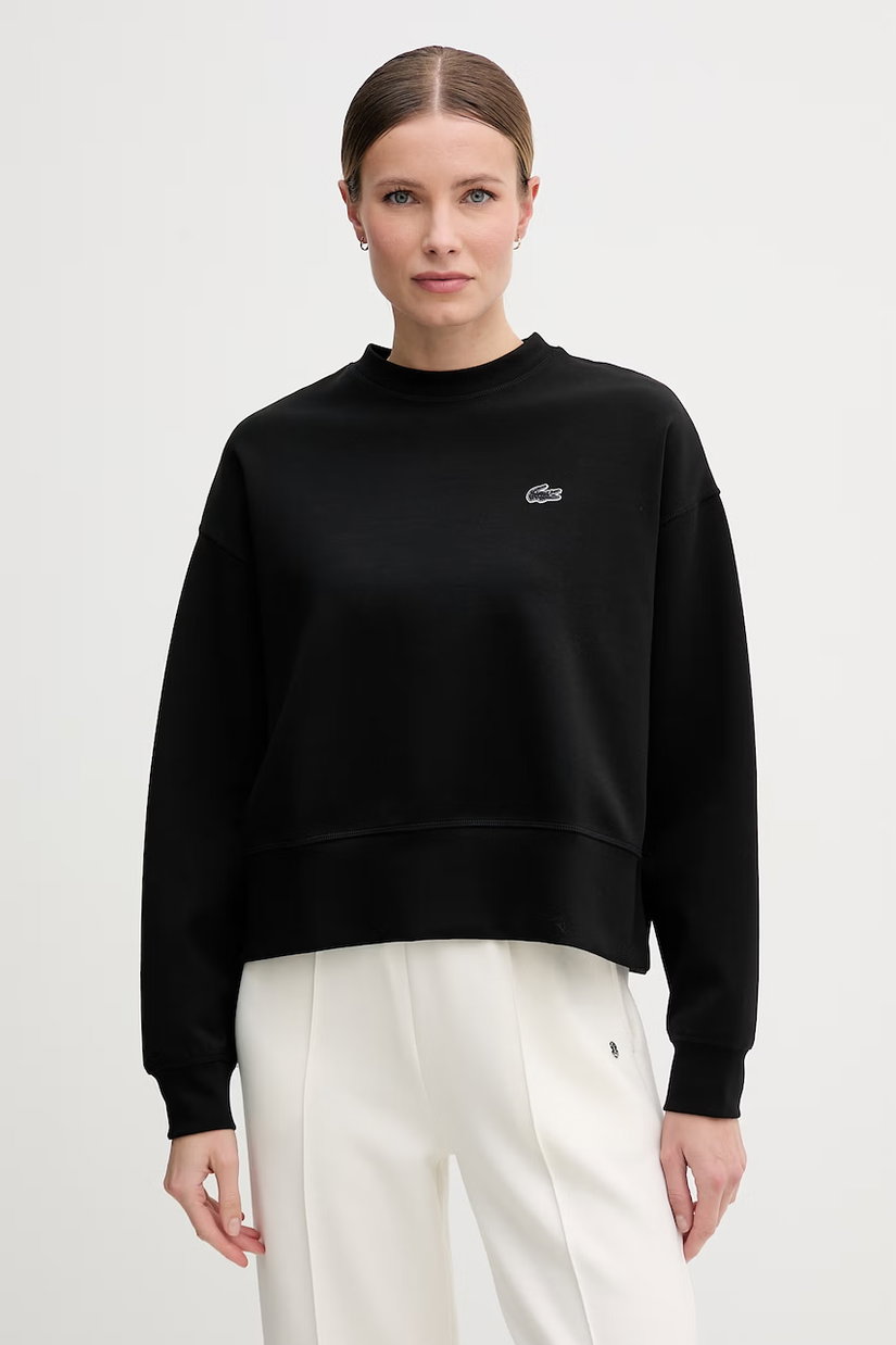 Lacoste hanorac oversized pentru femei cu bumbac