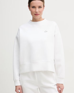 Lacoste hanorac oversized pentru femei cu bumbac