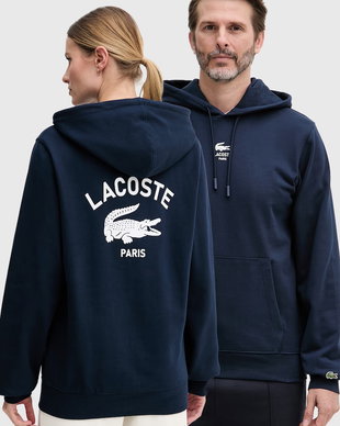Lacoste hanorac cu glugă din bumbac