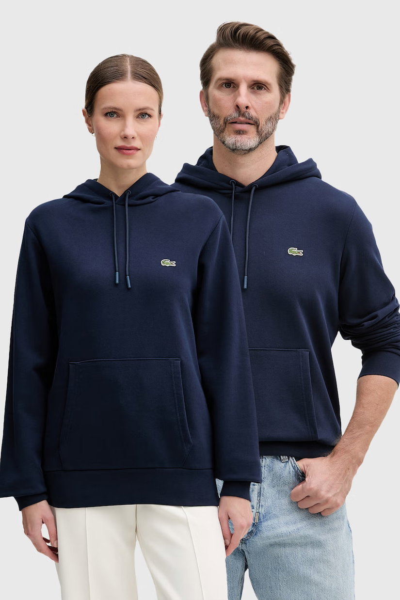 Lacoste hanorac cu glugă din bumbac