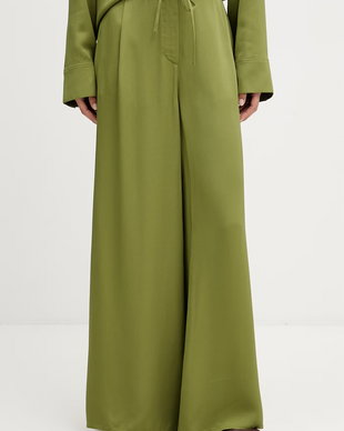 Marc O'Polo pantaloni wide leg pentru femei din vâscoză