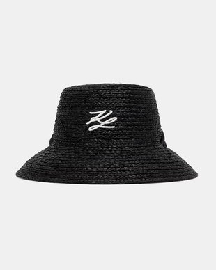 Karl Lagerfeld pălărie de paie pentru femei K/AUTOGRAPH