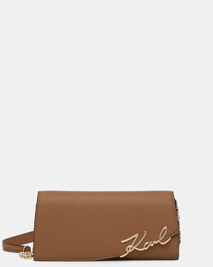 Karl Lagerfeld geantă crossbody pentru femei din piele K/SIGNATURE