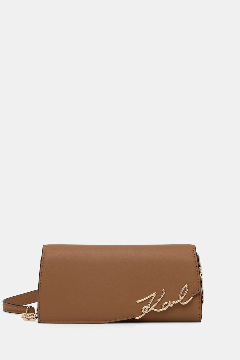 Karl Lagerfeld geantă crossbody pentru femei din piele K/SIGNATURE