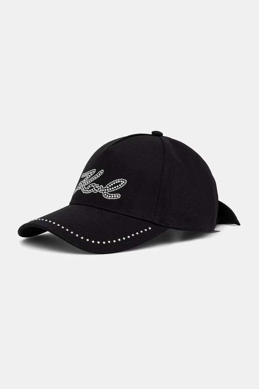 Karl Lagerfeld șapcă pentru femei din bumbac K/SIGNATURE