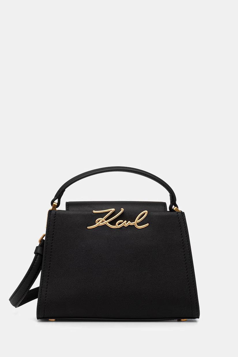 Karl Lagerfeld geantă crossbody pentru femei din piele K/SIGNATURE