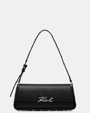 Karl Lagerfeld geantă baguette pentru femei din piele K/SIGNATURE
