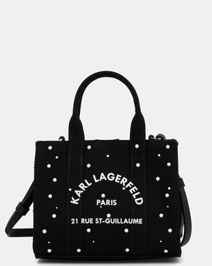 Karl Lagerfeld geantă crossbody pentru femei din bumbac K/RSG