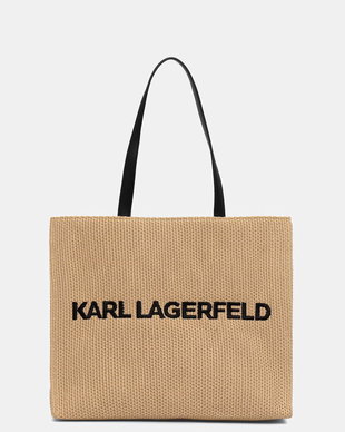 Karl Lagerfeld geantă tote pentru femei împletită K/ESSENTIAL
