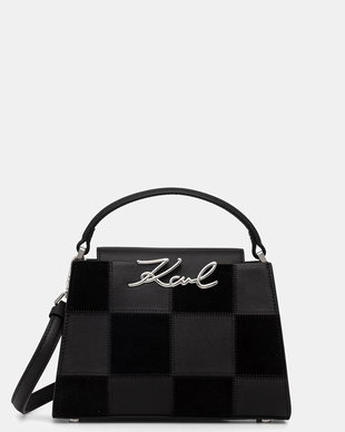 Karl Lagerfeld geantă crossbody pentru femei din piele K/SIGNATURE
