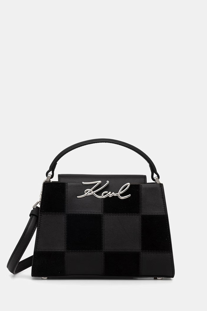 Karl Lagerfeld geantă crossbody pentru femei din piele K/SIGNATURE