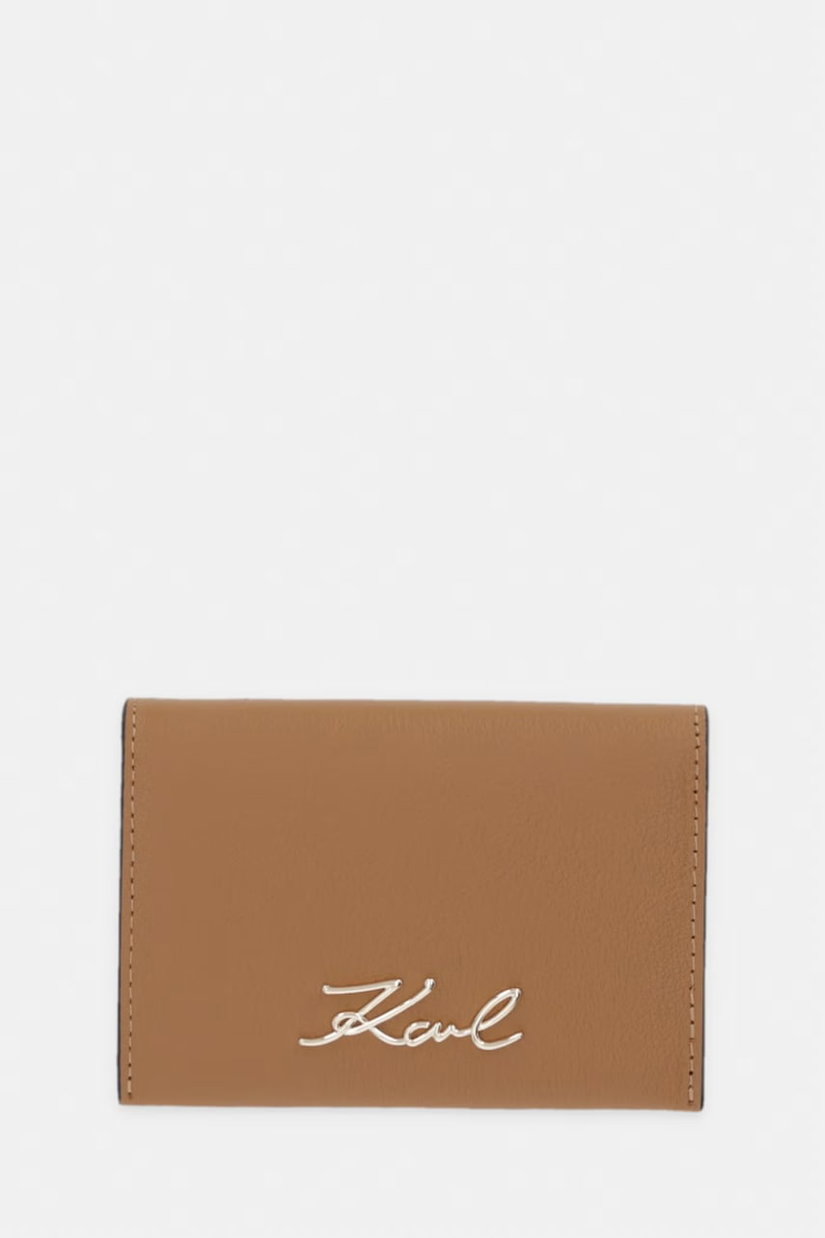 Karl Lagerfeld card-holder pentru femei din piele K/SIGNATURE