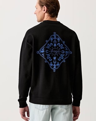 HUGO Blue hanorac oversized pentru bărbați din bumbac Nugodana