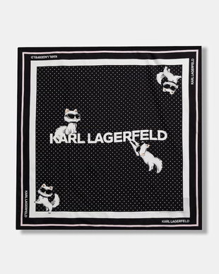 Karl Lagerfeld neckerchief pentru femei de mătase IKON