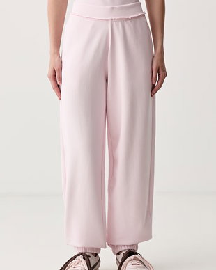 HUGO Blue pantaloni de trening pentru femei din bumbac Nuembrie_B