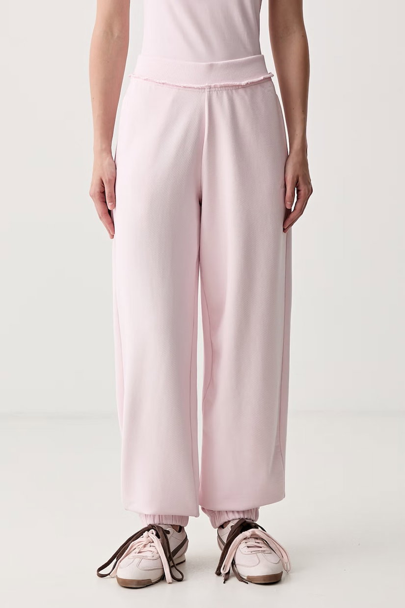 HUGO Blue pantaloni de trening pentru femei din bumbac Nuembrie_B