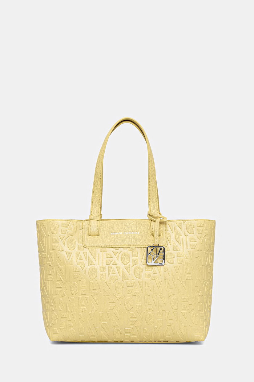 Armani Exchange geantă shopper pentru femei, cu imitație de piele