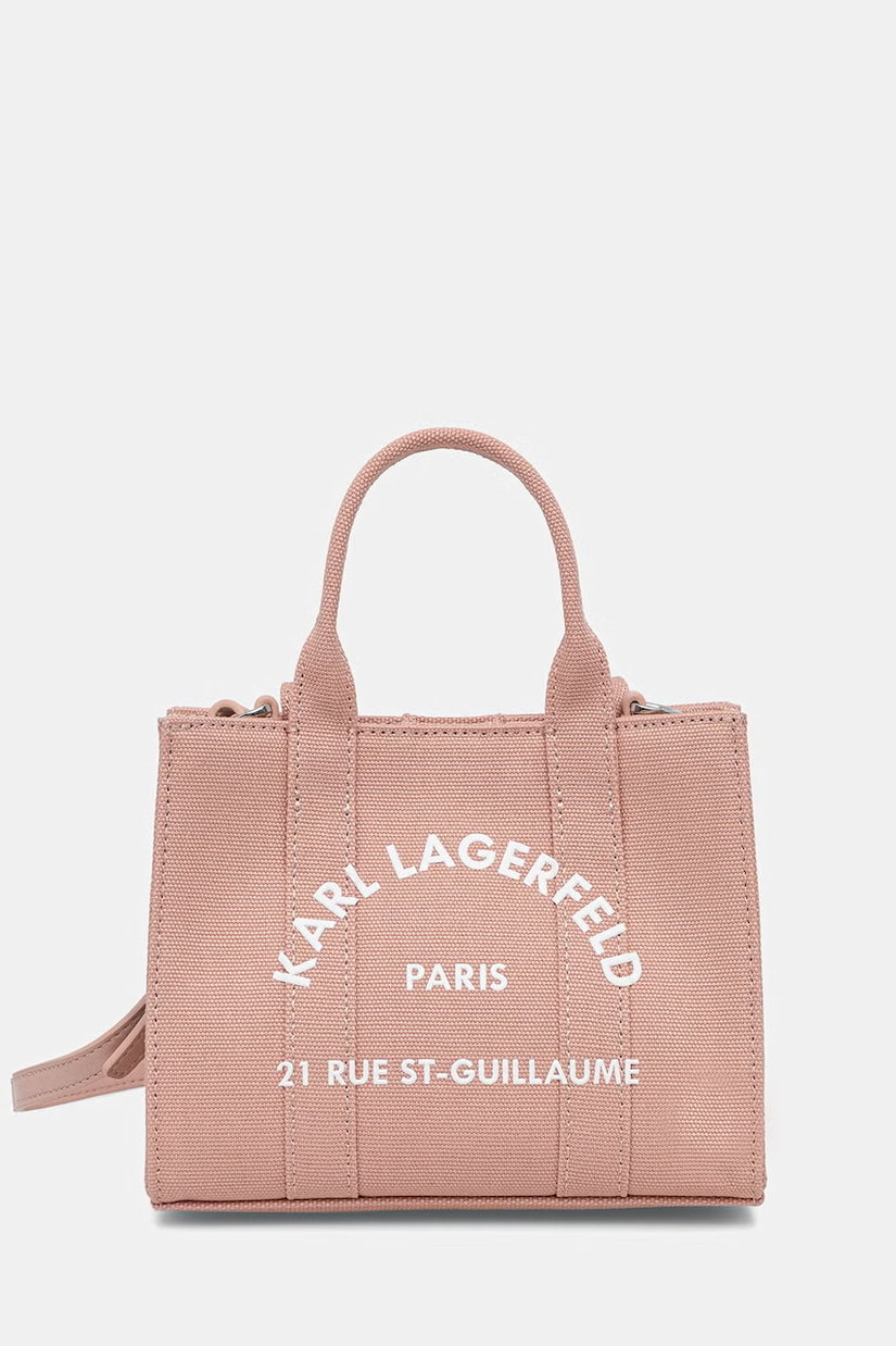 Karl Lagerfeld geantă crossbody pentru femei, din bumbac K/RSG