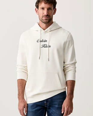 Calvin Klein Jeans hanorac cu glugă pentru bărbați, din bumbac