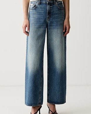 Calvin Klein Jeans blugi relaxed fit pentru femei