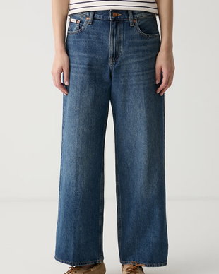 Calvin Klein Jeans blugi wide leg pentru femei