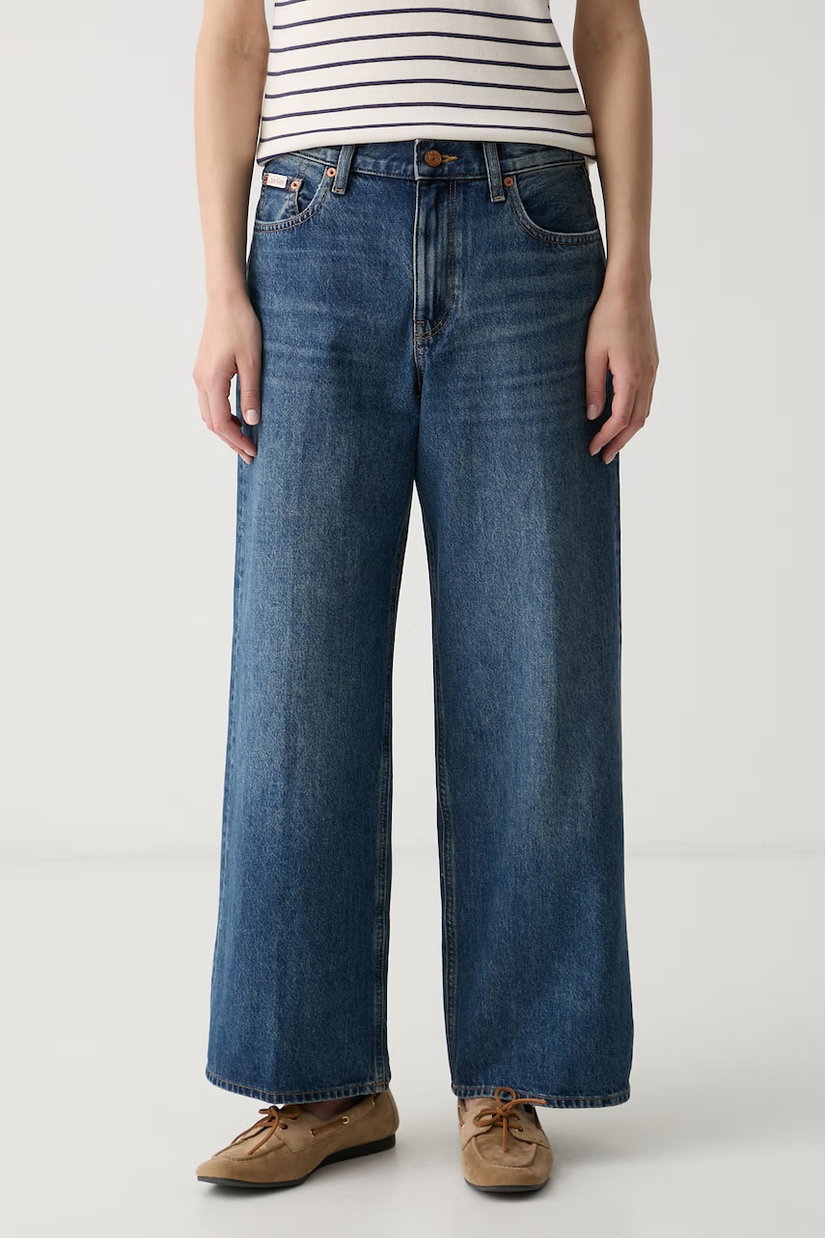Calvin Klein Jeans blugi wide leg pentru femei