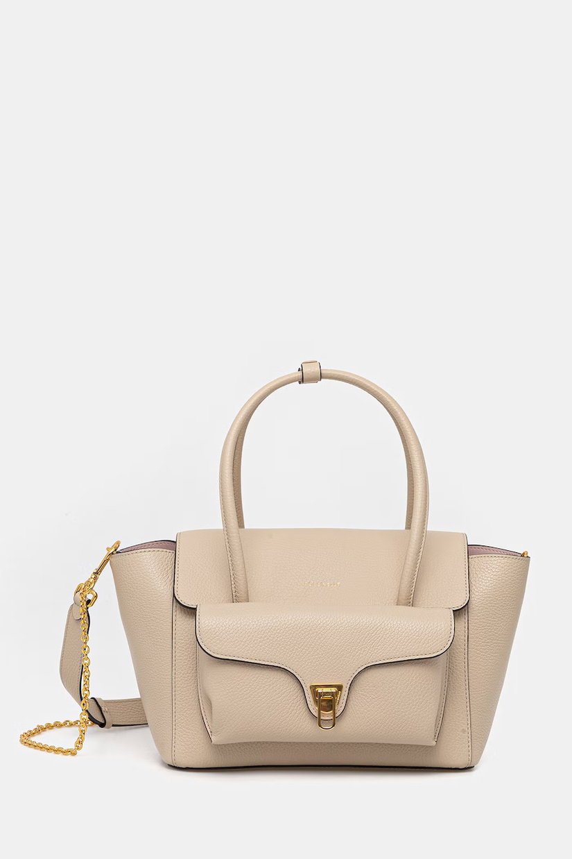 Coccinelle geantă shopper pentru femei din piele DOUBLE BEAT