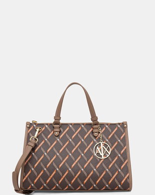 Armani Exchange geantă shopper pentru femei cu imitație de piele