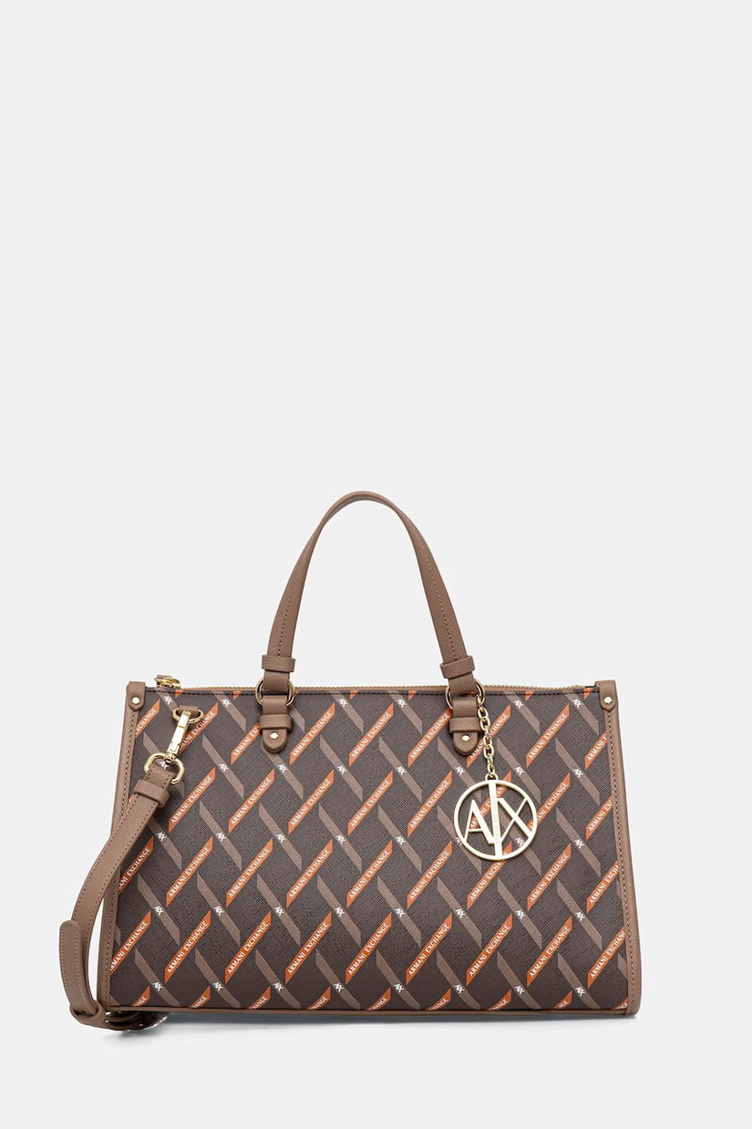 Armani Exchange geantă shopper pentru femei cu imitație de piele