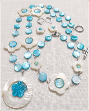 SET- SIDEF ALB SI BLEU-TURQOISE