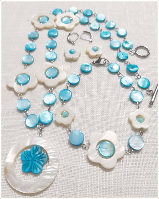 SET- SIDEF ALB SI BLEU-TURQOISE