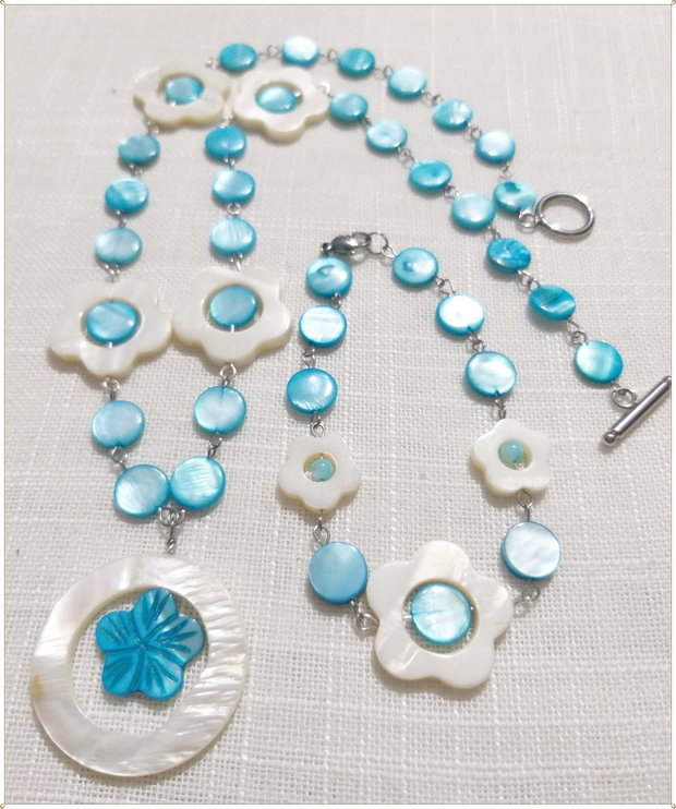 SET- SIDEF ALB SI BLEU-TURQOISE