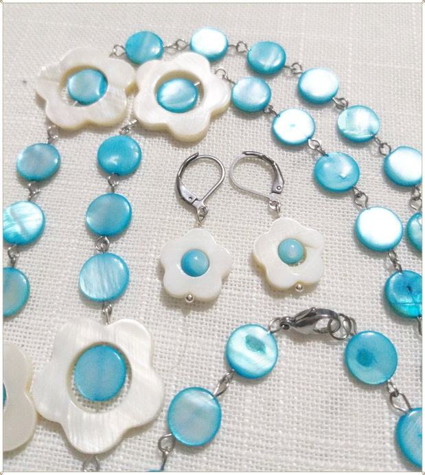 SET- SIDEF ALB SI BLEU-TURQOISE