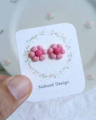 Cercei Pink Flower