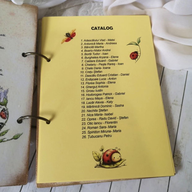 Album / jurnal personalizat - cadou pentru profesoara, diriginta, invatatoare, educatoare