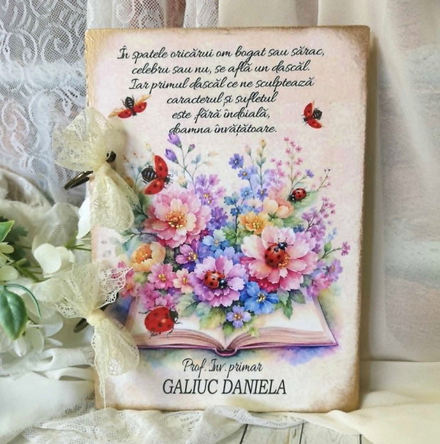 Album / jurnal personalizat - cadou pentru profesoara, diriginta, invatatoare, educatoare