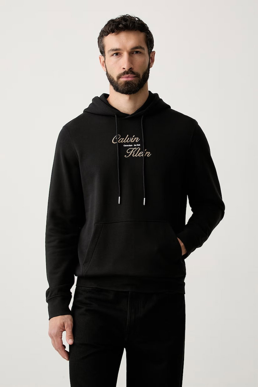 Calvin Klein Jeans hanorac cu glugă pentru bărbați, din bumbac