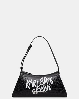 Karl Lagerfeld Jeans hobo bag pentru femei cu imitație de piele