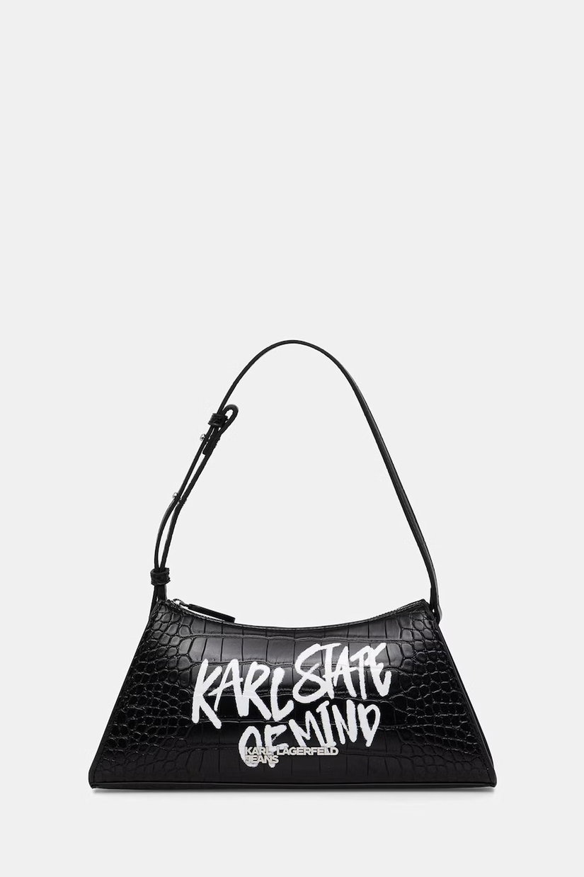 Karl Lagerfeld Jeans hobo bag pentru femei cu imitație de piele