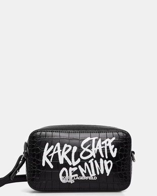 Karl Lagerfeld Jeans geantă crossbody pentru femei cu imitație de piele